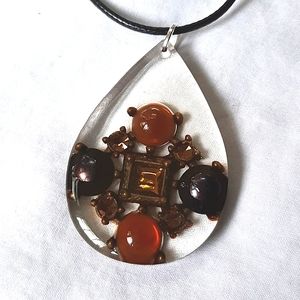 Upcycled Vintage Earring Necklace